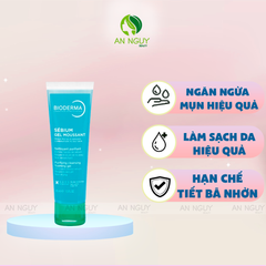 Gel Rửa Mặt Bioderma Sébium Gel Moussant Dành Cho Da Dầu & Hỗn Hợp