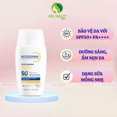 Kem Chống Nắng Bioderma Photoderm XDefense Ultra-Fluid SPF50+ PA++++ Bảo Vệ Da Toàn Diện 40ml