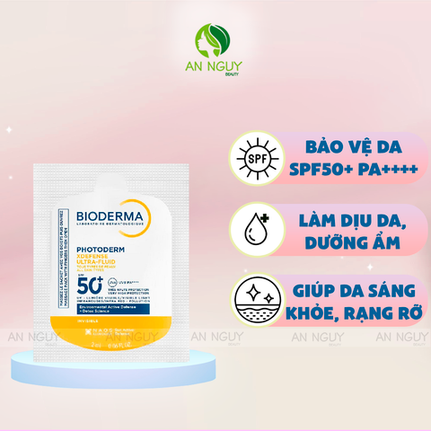 Kem Chống Nắng Bioderma Photoderm XDefense Ultra-Fluid SPF50+ PA++++ Bảo Vệ Da Toàn Diện