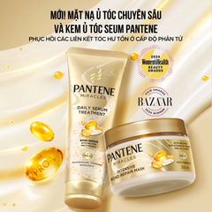 Kem Xả Ủ Tóc Pantene Miracles Bond Repair With Melting Pro-V Pearls Phục Hồi Liên Kết Tóc