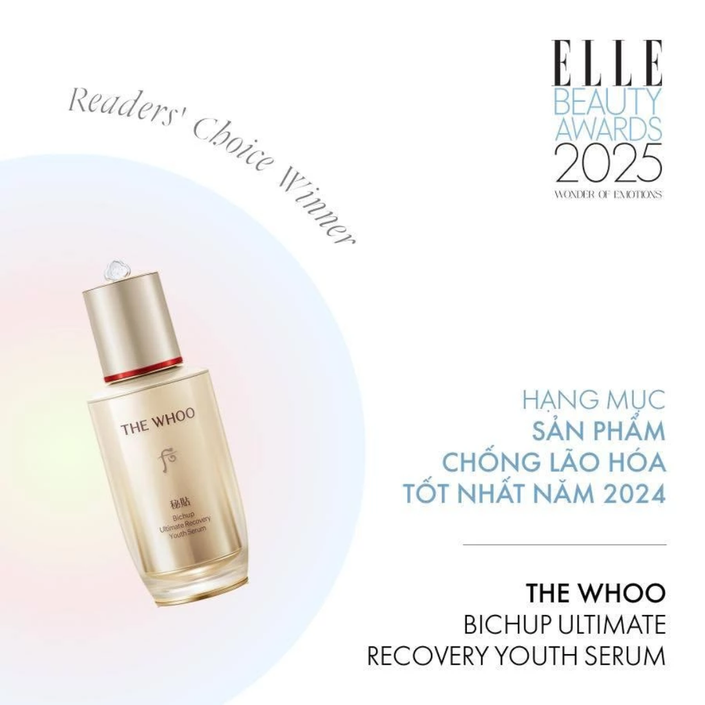 Tinh Chất Tự Sinh Chống Lão Hóa Thế Hệ Thứ 4 THE WHOO Bichup Ultimate Recovery Youth Serum
