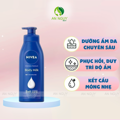 Sữa Dưỡng Thể Nivea Intensive Moisture Body Milk Dưỡng Ẩm 48H Chuyên Sâu 380ml