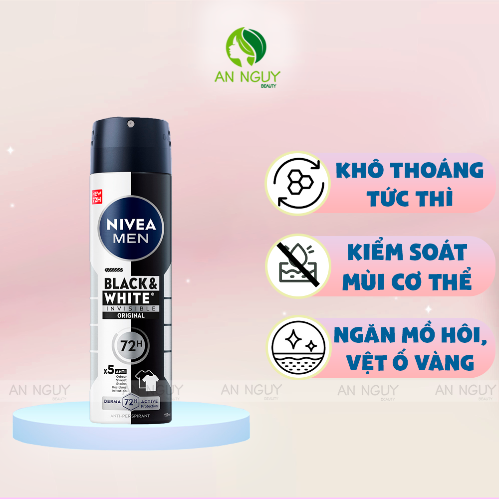 Xịt Ngăn Mùi Nivea Men 150ml