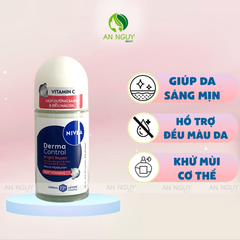 Lăn Khử Mùi Nivea Derma Control Micro Hyaluron Dưỡng Sáng 50ml