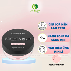 Phấn Phủ Dạng Bột Catrice Bright & Blur Setting Powder 8g