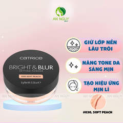 Phấn Phủ Dạng Bột Catrice Bright & Blur Setting Powder 8g