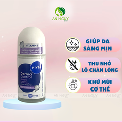 Lăn Khử Mùi Nivea Derma Control Micro Hyaluron Dưỡng Sáng 50ml