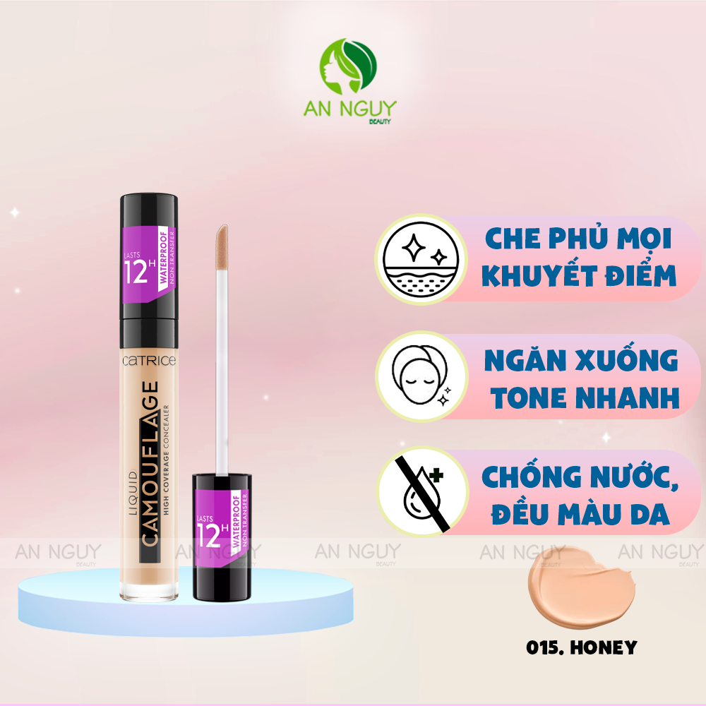 Kem Che Khuyết Điểm Catrice Liquid Camouflage High Coverage Concealer 5ml