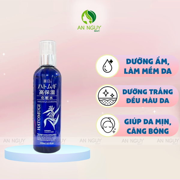 Nước Dưỡng Hatomugi Reihaku High Moisturizing Lotion Dưỡng Ẩm, Sáng Da 250ml