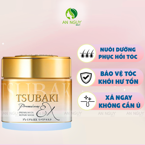 Mặt Nạ Tóc Cao Cấp Phục Hồi Hư Tổn Tsubaki Premium Repair Mask 180g