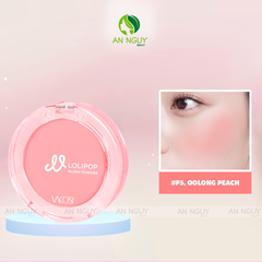 Phấn Má Hồng Vacosi Lolipop All Day Blush Powder VP14 Phấn Mịn, Trang Điểm Tự Nhiên 5.6g
