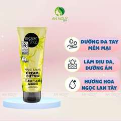 Kem Dưỡng Tay Và Móng Organic Shop Ylang-Ylang & Burity Hand & Nail Cream Hoa Ngọc Lan Tây 75ml