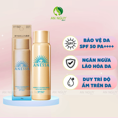 Xịt Chống Nắng Anessa Perfect UV Sunscreen Skincare Spray SPF50+ PA++++ Dưỡng Da Đa Năng 60g