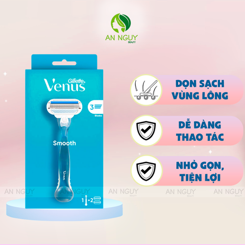 Dao Cạo Nữ Gillette Venus (1 Cán + 2 Lưỡi)
