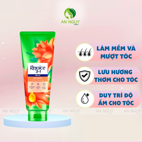 Dầu Xả Rejoice 3in1 Rich Smooth Conditioner Siêu Mềm Mượt 3 Trong 1 300ml (Mới)