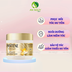 Kem Xả Ủ Tóc Pantene Miracles Bond Repair With Melting Pro-V Pearls Phục Hồi Liên Kết Tóc