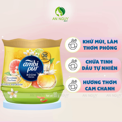 Sáp Thơm Phòng Ambi Pur Room Fresh Premium Parfum Hương Nước Hoa 180g