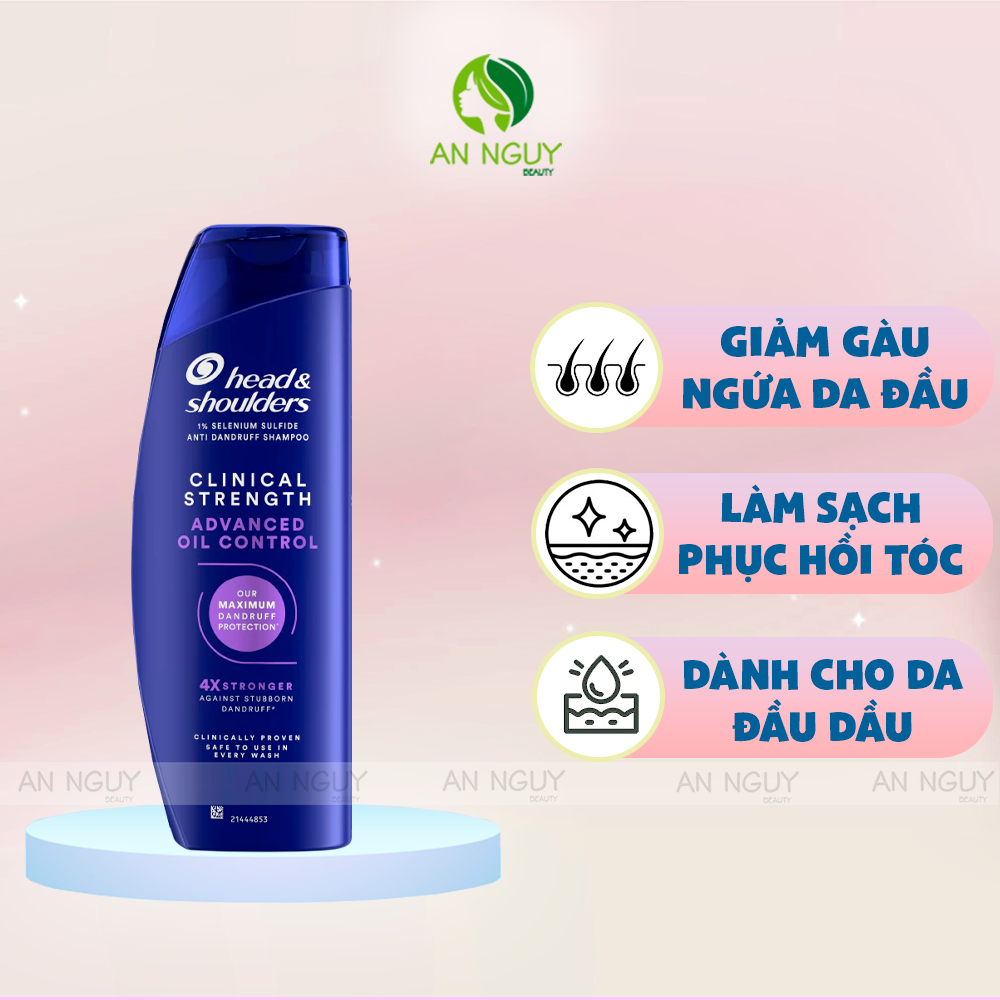 Dầu Gội Trị Gàu Head & Shoulders Clinical Strength Shampoo 400ml