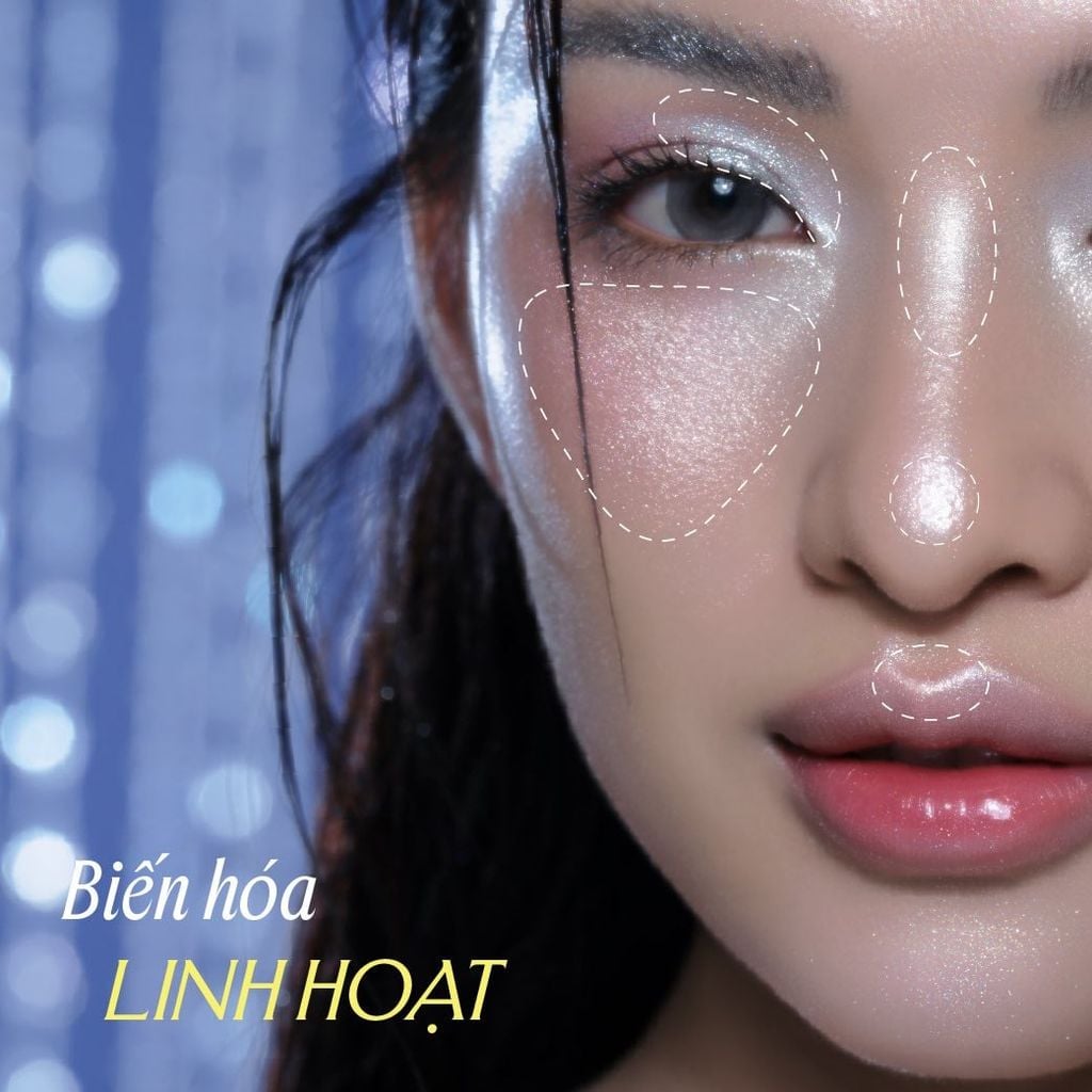 Bảng Phấn Nhũ 6 Ô Lemonade Aesthetic Multi-task Palette 9.2g