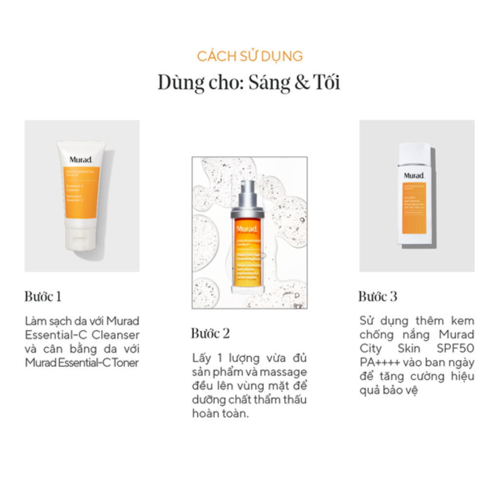 Tinh Chất Giảm Thâm Nám Murad Rapid Dark Spot Correcting Serum 30ml