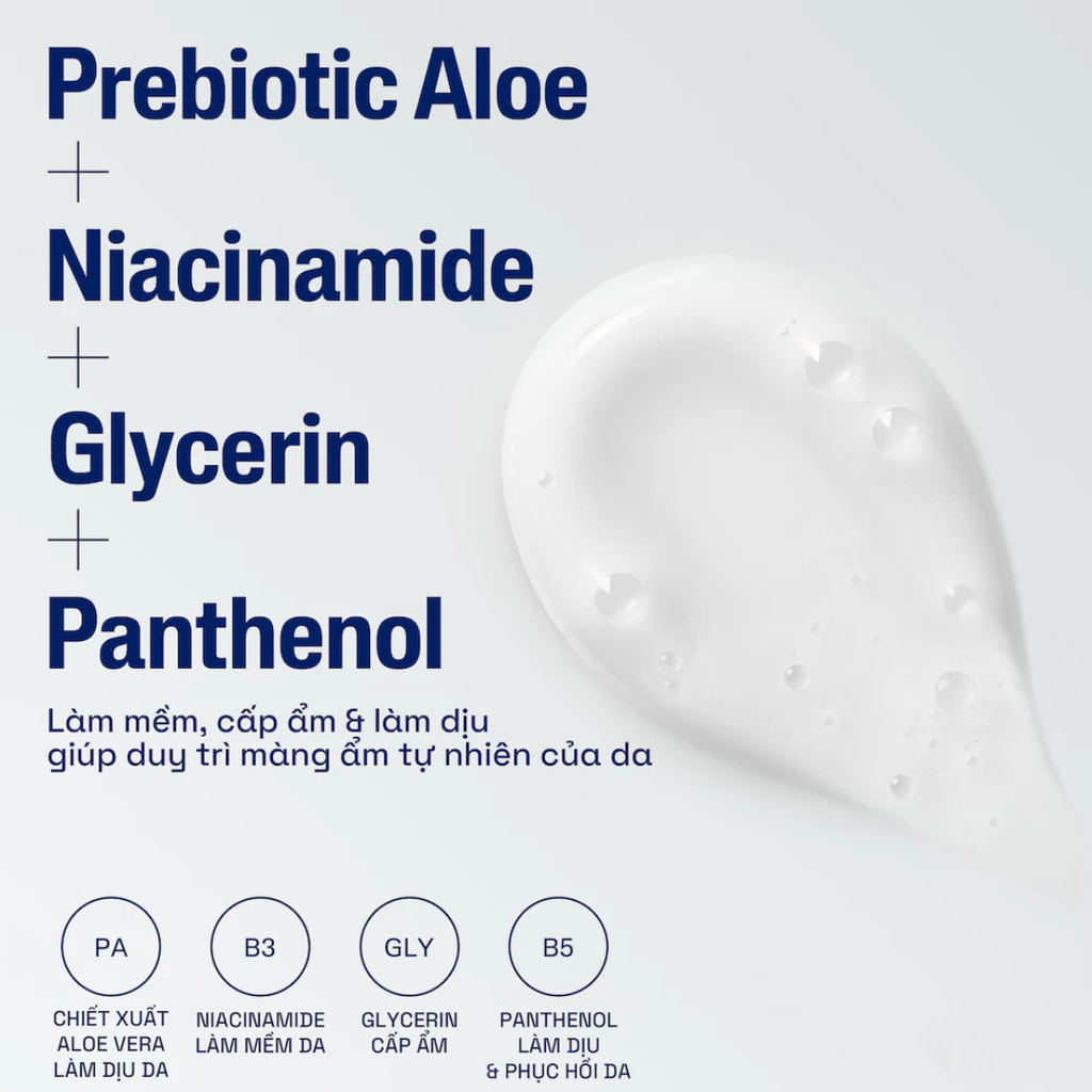 Sữa Rửa Mặt Cetaphil Hydrating Foaming Cream Cleanser Tạo Bọt Dịu Lành Cho Da Khô, Nhạy Cảm