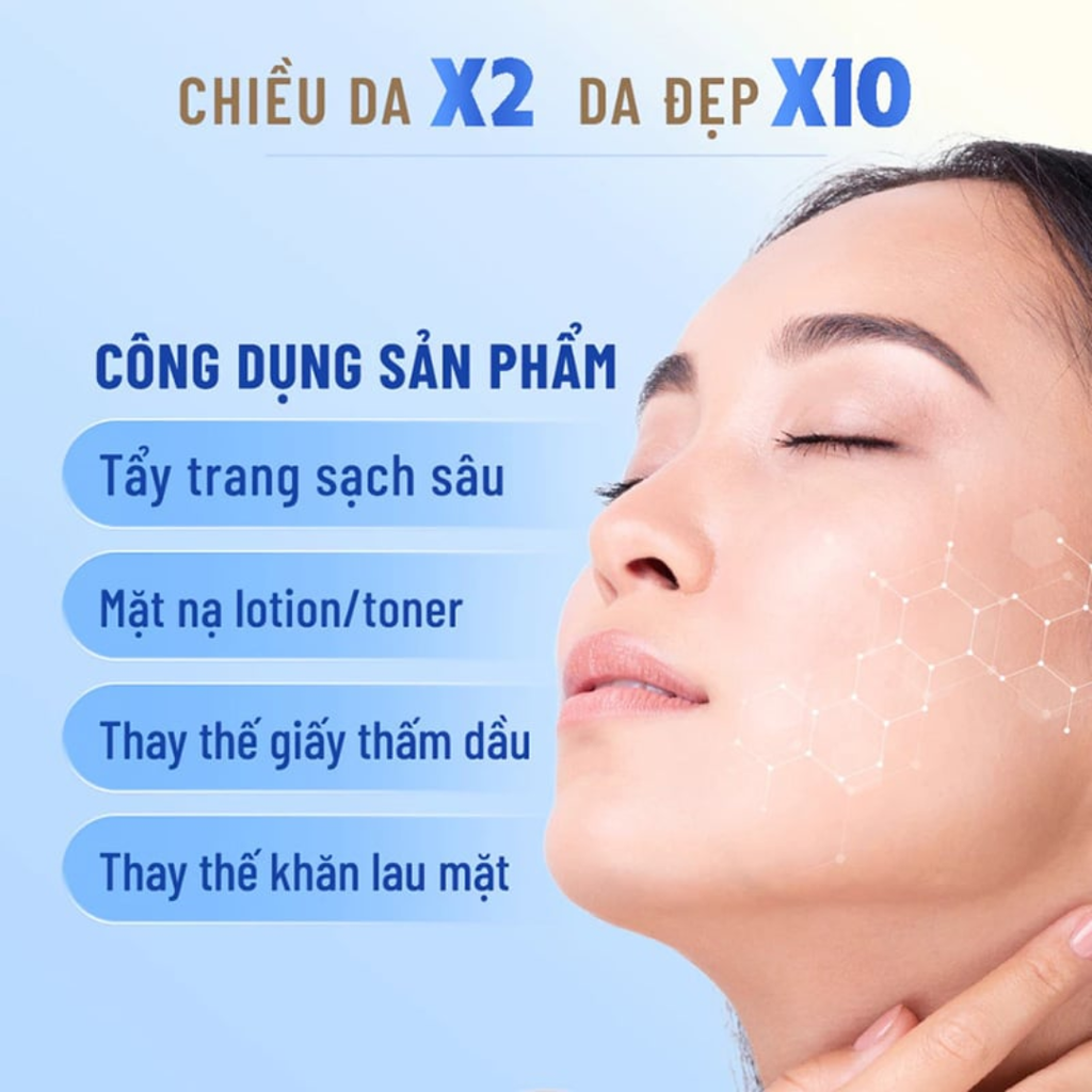 Bông Tẩy Trang Calla Skin Cleansing Cotton 3D Round (Tròn 3D)