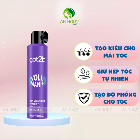 Xịt Giữ Nếp Tóc Got2b Hairspray 300ml