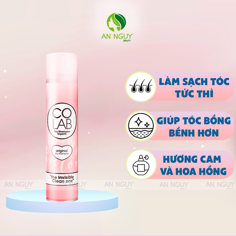 Dầu Gội Khô Colab Dry Shampoo 200ml