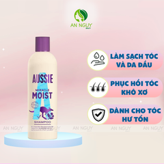 Dầu Gội Dưỡng Ẩm, Phục Hồi Tóc Khô Xơ Aussie Shampoo 300ml
