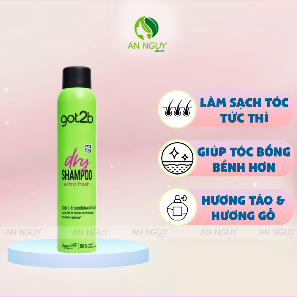 Dầu Gội Khô Got2b Extra Volume Dry Shampoo 200ml