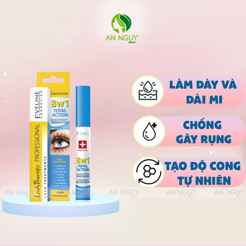Tinh Chất Dưỡng Mi Eveline Total Action 10ml