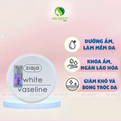 Sáp Dưỡng Ẩm Ziaja White Vaseline Bảo Vệ Da, Khóa Ẩm Đa Công Dụng 30ml