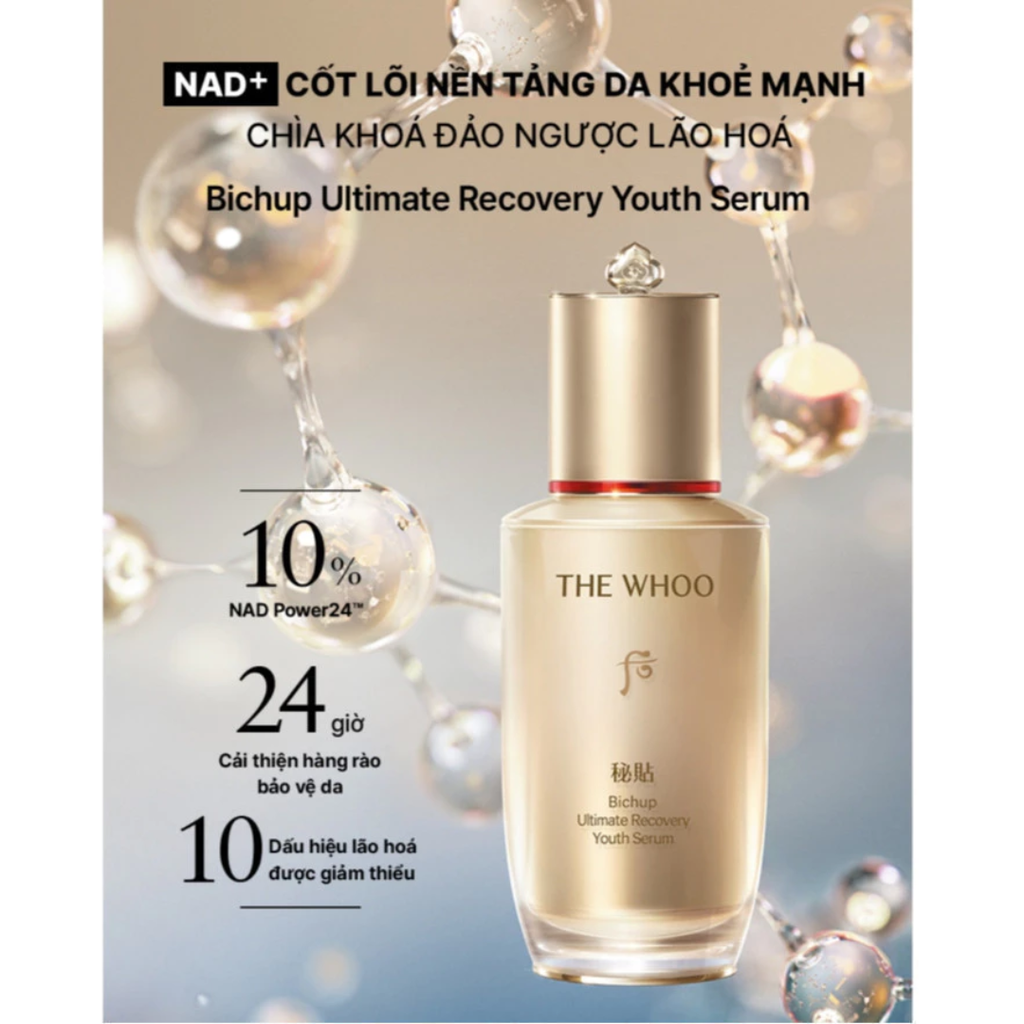 Tinh Chất Tự Sinh Chống Lão Hóa Thế Hệ Thứ 4 THE WHOO Bichup Ultimate Recovery Youth Serum