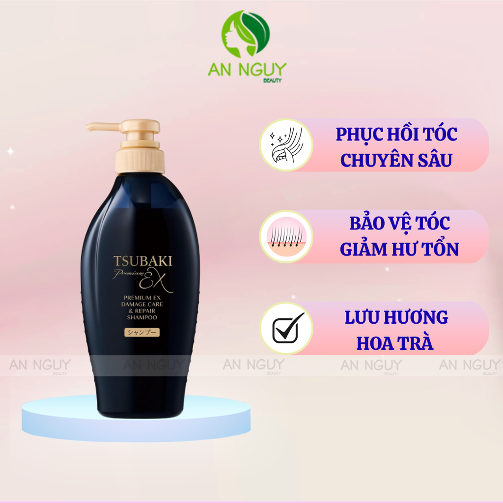 Dầu Gội Tsubaki Premium Shampoo Phục Hồi Hư Tổn