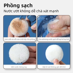 Bộ 2 Bông Phấn Phủ Amortals Silky Velvet Natural Finishing Powder Puff