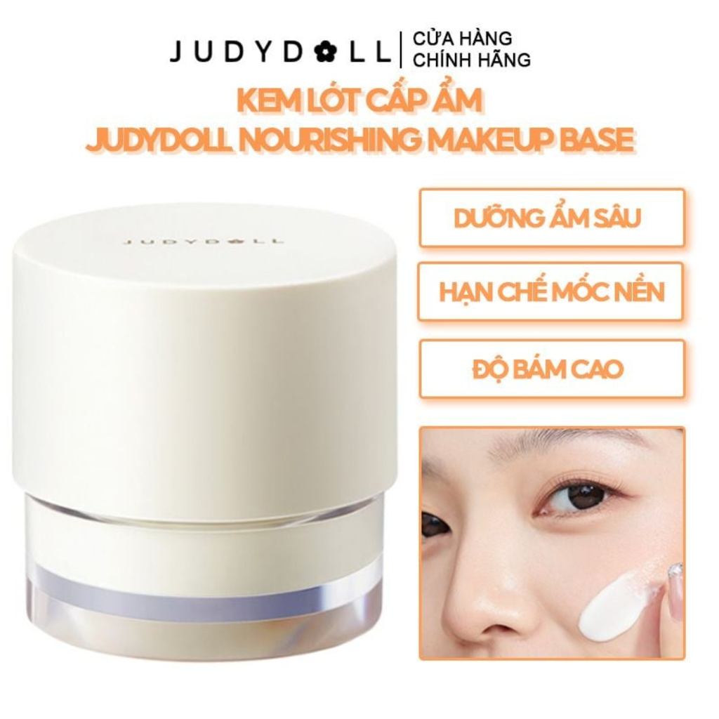 Kem Lót Judydoll Makeup Base Cho Lớp Nền Mỏng Nhẹ, Bền Màu 30g