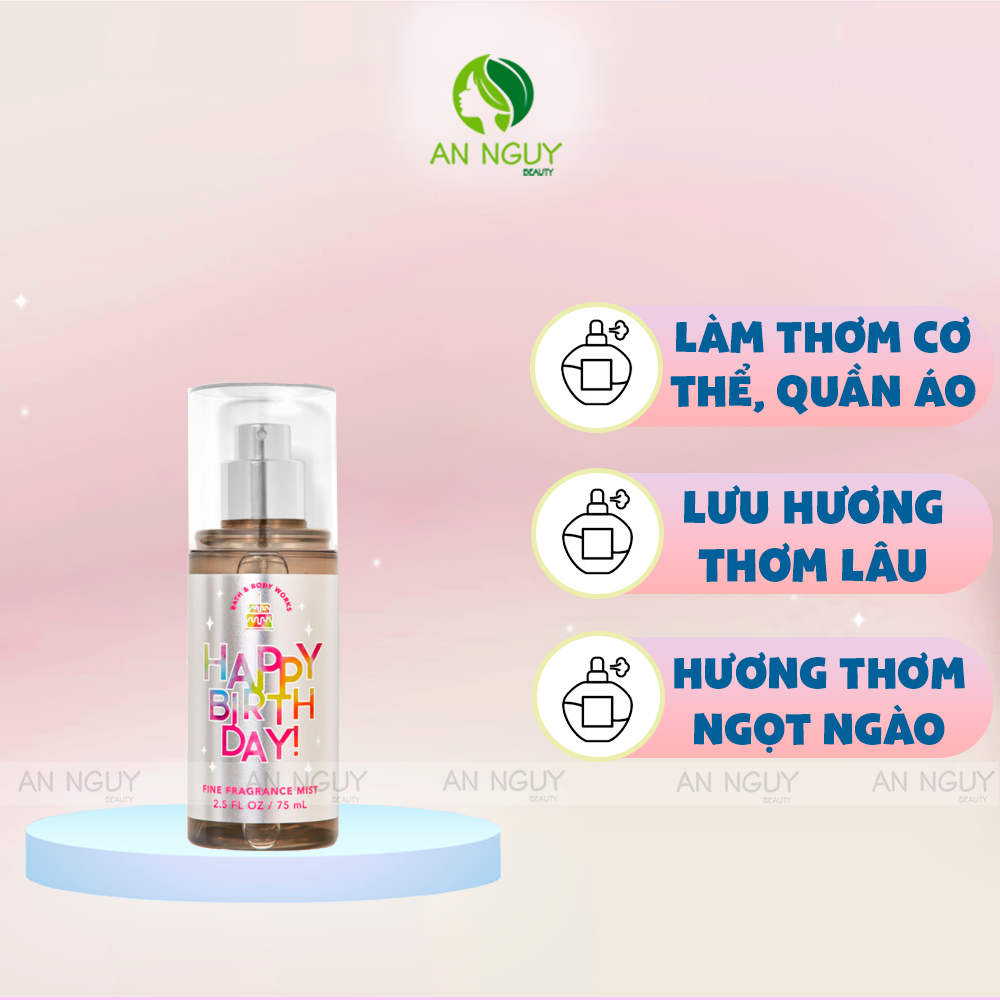 Xịt Thơm Bath & Body Works Fine Fragrance Mist Fine Bruine Parfumee 75ml