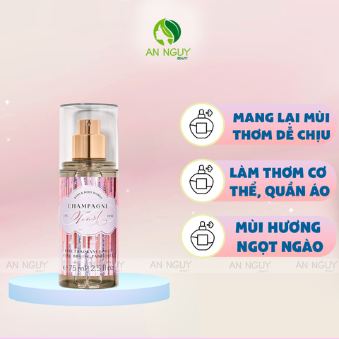 Xịt Thơm Bath & Body Works Fine Fragrance Mist Fine Bruine Parfumee 75ml