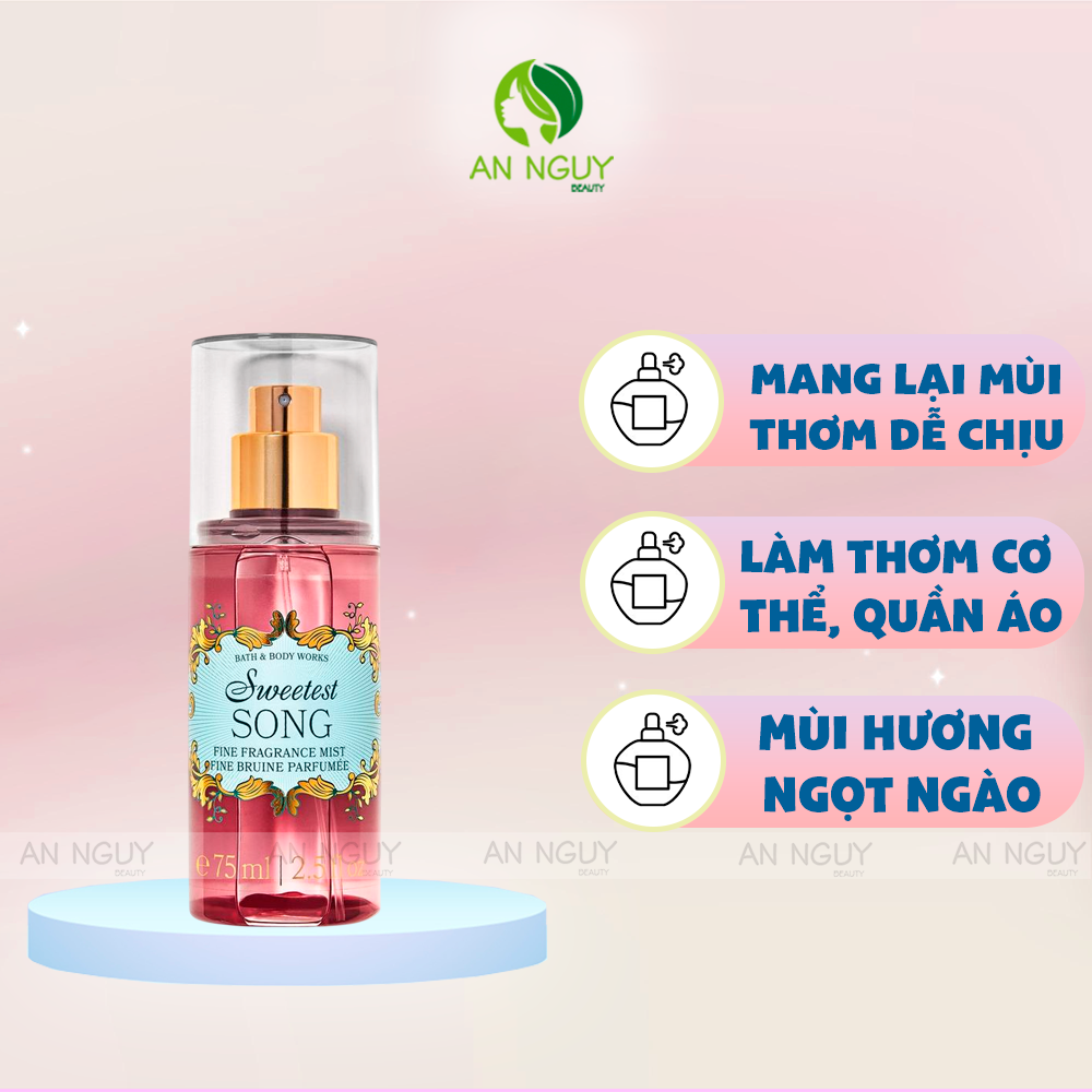 Xịt Thơm Bath & Body Works Fine Fragrance Mist Fine Bruine Parfumee 75ml