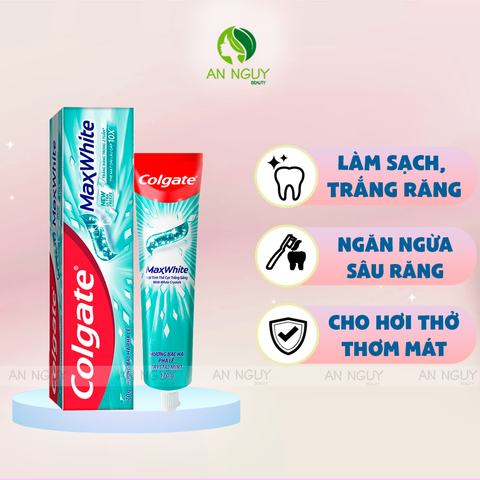Kem Đánh Răng Colgate MaxWhite Hương Bạc Hà Pha Lê 170g