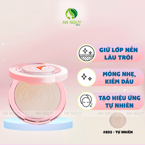 Phấn Phủ Dạng Nén Menow Rabbit Compact Powder 8.5g (Vietnam Edition)