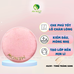 Cushion + Phấn Phủ Nén Menow Rouge Light Makeup Powder Cushion Cream 2In1 17g