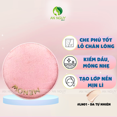 Cushion + Phấn Phủ Nén Menow Rouge Light Makeup Powder Cushion Cream 2In1 17g