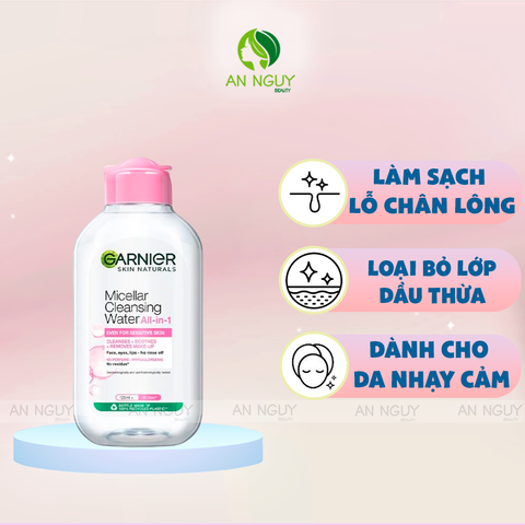 Nước Tẩy Trang Garnier Micellar Cleansing Water For Sensitive Skin Dành Cho Da Nhạy Cảm