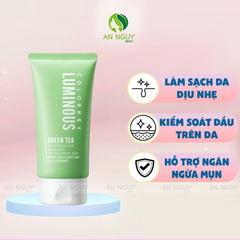 Gel Rửa Mặt Colorkey Luminous Green Tea Purifying Gel Cleanser Trà Xanh Ngừa Mụn 100g