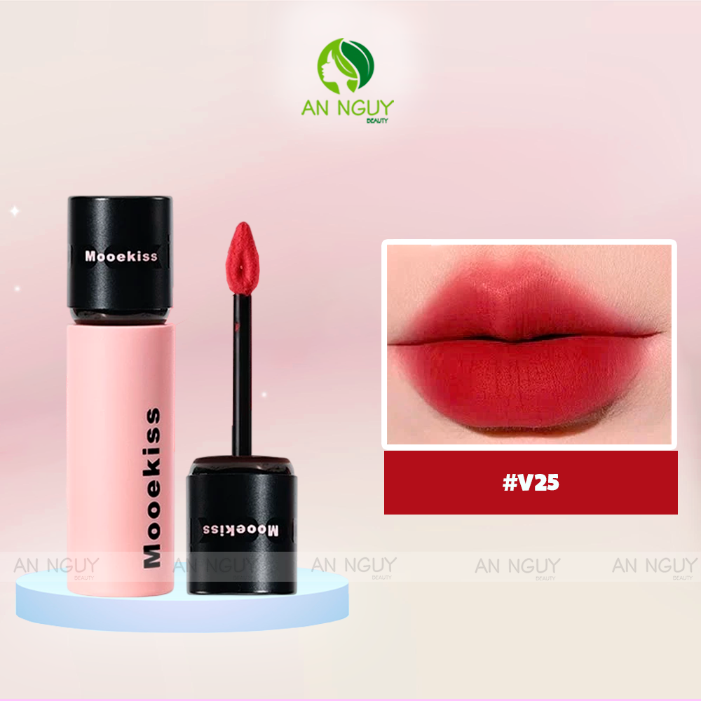 Son Kem Bùn Mooekiss Velvet Lip Mud Mịn Lì Lâu Trôi 3g