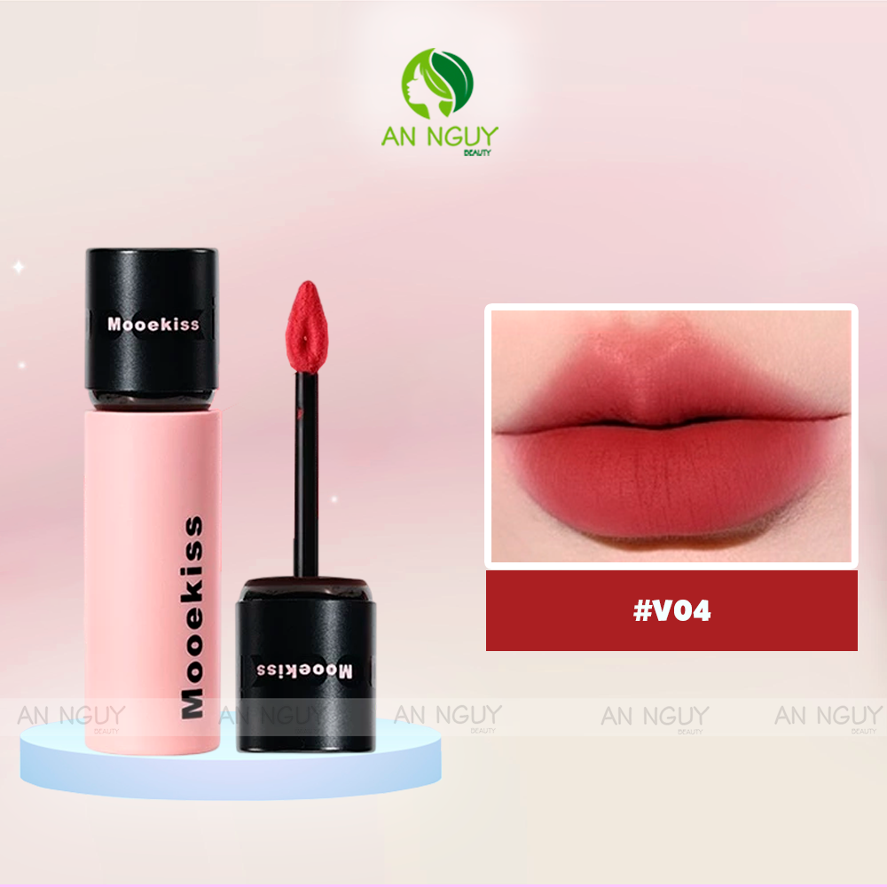 Son Kem Bùn Mooekiss Velvet Lip Mud Mịn Lì Lâu Trôi 3g