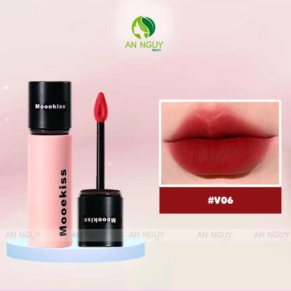 Son Kem Bùn Mooekiss Velvet Lip Mud Mịn Lì Lâu Trôi 3g