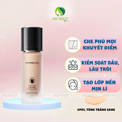 Kem Nền Carslan Lasting Cover Foundation Kiềm Dầu Lâu Trôi 30g
