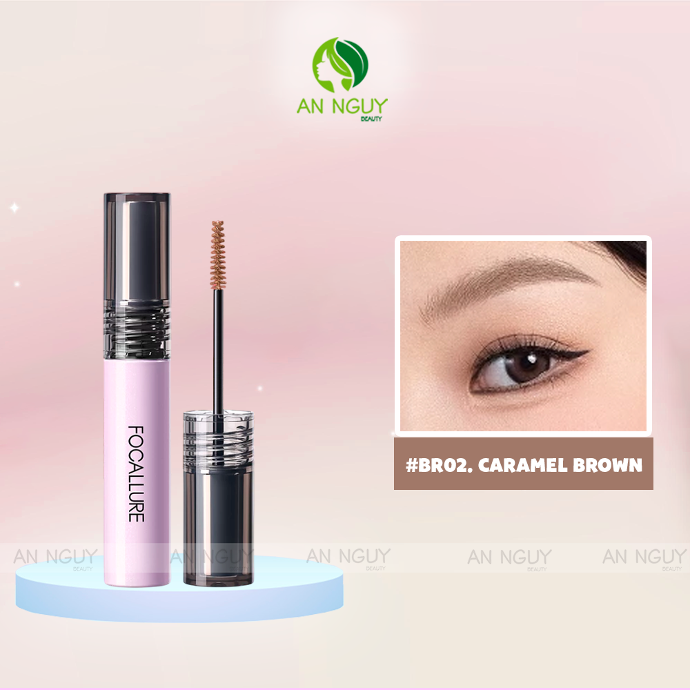 Mascara Lông Mày Dạng Gel Focallure Eyebrow Gel Tự Nhiên Chống Thấm Nước 24h 5g